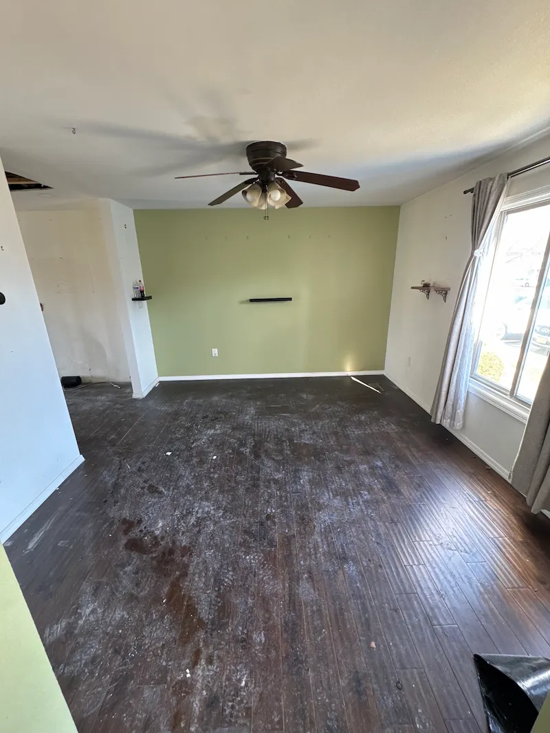 A clean kitchen space in Summit, New Jersey after JunkDoctors removed an old dishwasher appliance.