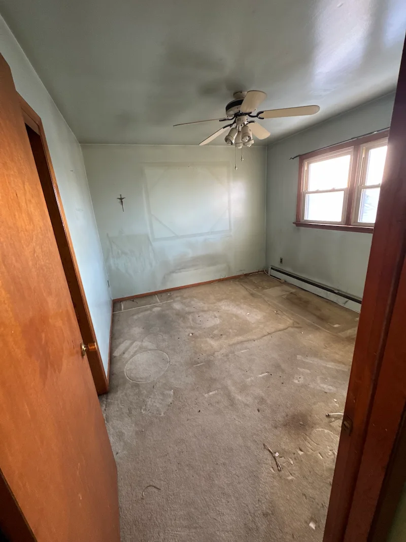 A cleared and empty rental property in North Jersey after JunkDoctors completed an eviction cleanout.
