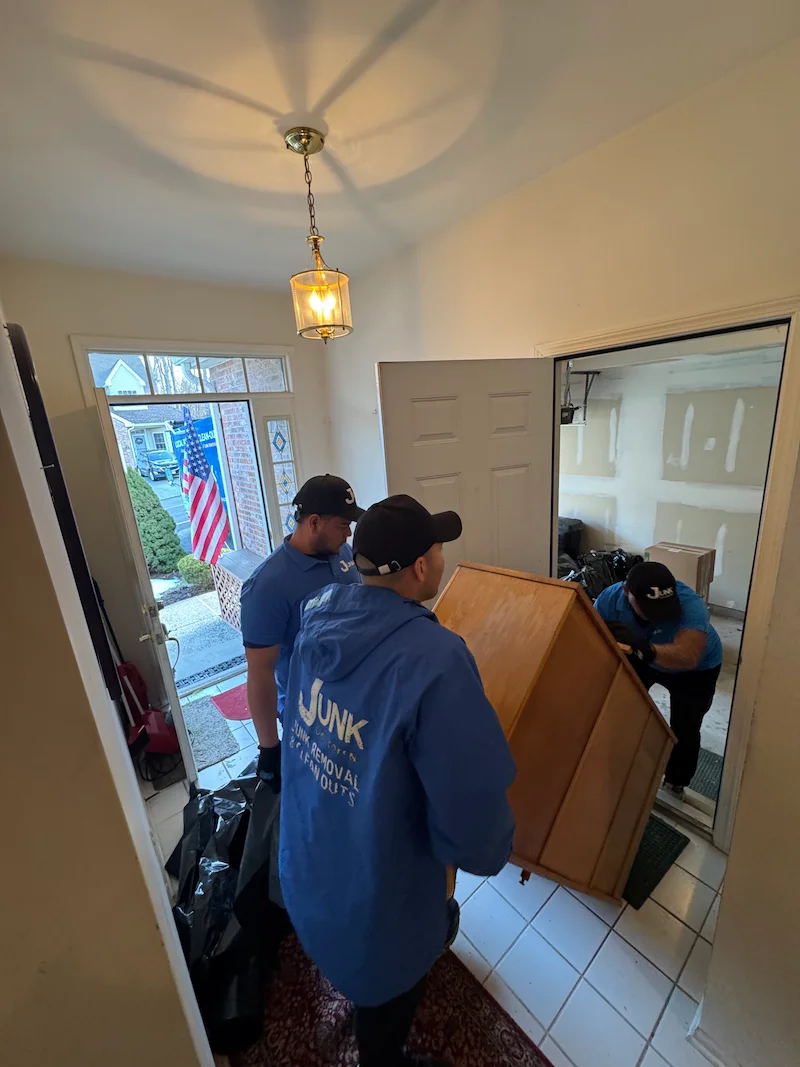 JunkDoctors team handling furniture removal and cleanout in New Jersey